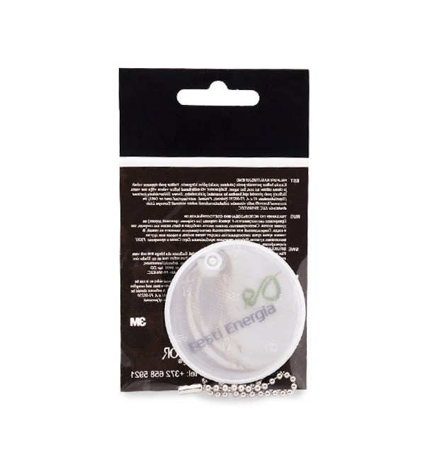 Logo trade business gifts image of: Soft reflector with your logo dia. 50 mm
