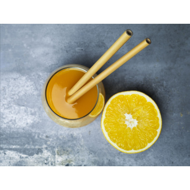 Logotrade promotional giveaways photo of: ECO Bamboe Straw Set bamboo straws
