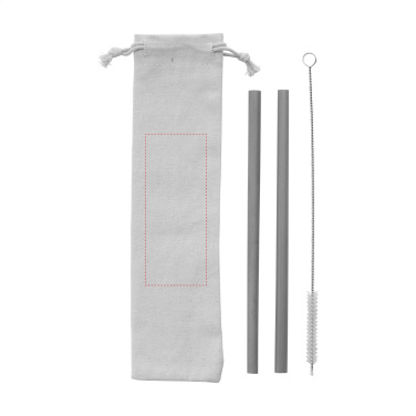 Logotrade promotional item image of: ECO Bamboe Straw Set bamboo straws