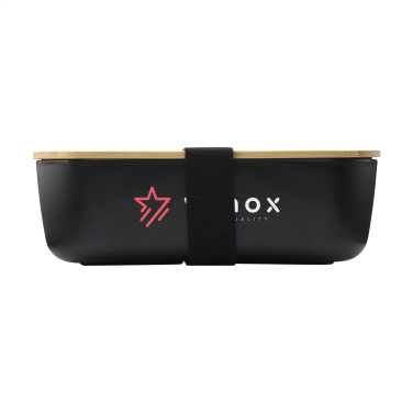 Logo trade promotional gift photo of: Midori Bamboo Lunchbox