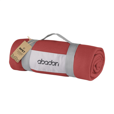 Logo trade business gift photo of: SuperSoft RPET (180 g/m²) fleece blanket