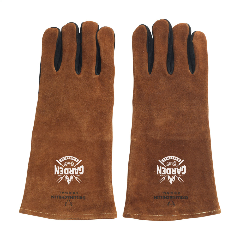 Logo trade corporate gifts picture of: Gusta Grill BBQ Gloves
