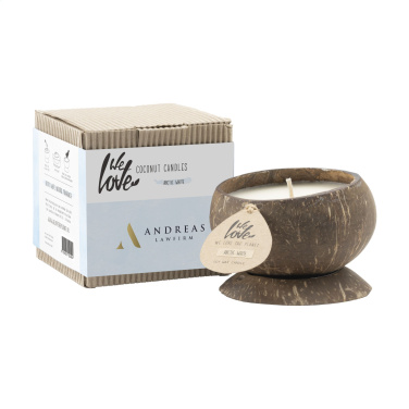 Logo trade promotional giveaway photo of: We Love The Planet Coconut Candle