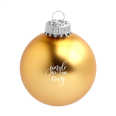 Logotrade promotional giveaway image of: Christmas Bauble Ø 6 cm - Made in Europe