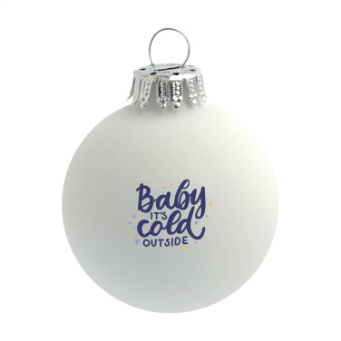 Logotrade promotional giveaway image of: Christmas Bauble Ø 6 cm - Made in Europe