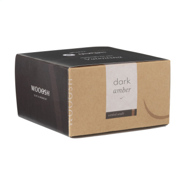 Logotrade promotional giveaway image of: Wooosh Flame Scented Candle Dark Amber