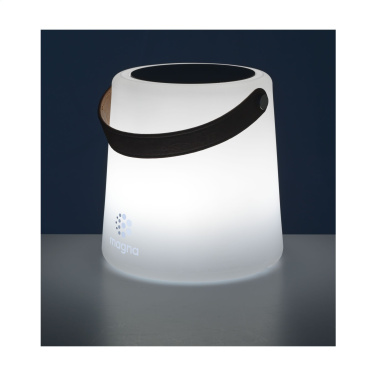 Logo trade promotional merchandise picture of: Wooosh Ziva Solar Lamp