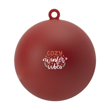 Logotrade advertising products photo of: Christmas Bauble Ø 7 cm Recycled PP - Made in Europe