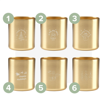 Logo trade promotional giveaways picture of: Wooosh Scented Candle True Wood X-Mas
