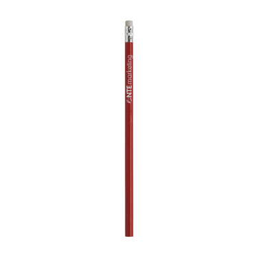Logo trade promotional giveaways picture of: Topic varnished pencil