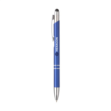 Logo trade promotional merchandise photo of: Ebony Touch stylus pen
