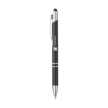 Logo trade promotional merchandise picture of: Ebony Touch stylus pen