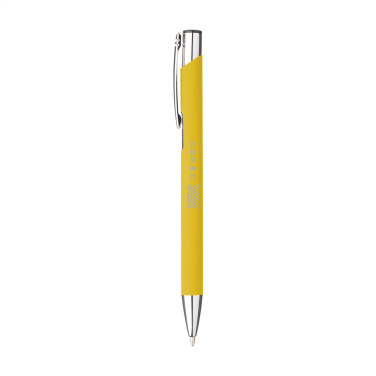 Logotrade advertising products photo of: Ebony Soft Touch pen