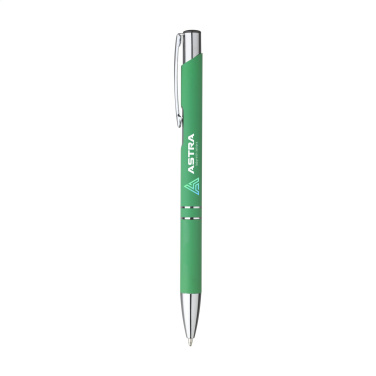 Logo trade corporate gifts picture of: Ebony Soft Touch Accent pen