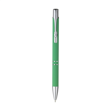 Logo trade promotional merchandise photo of: Ebony Soft Touch Accent pen