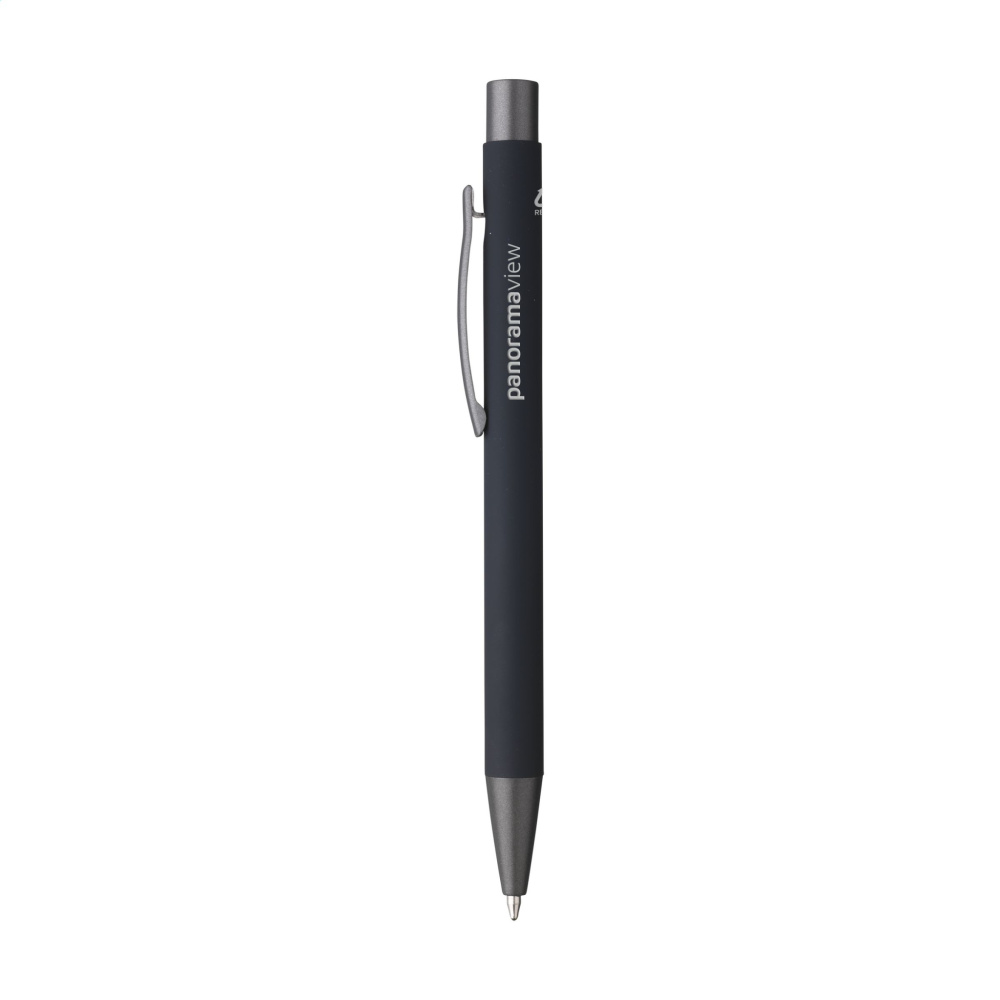 Logo trade advertising products picture of: Brady Soft Touch Recycled Alu pens