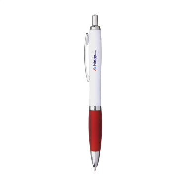 Logo trade promotional merchandise picture of: Athos Trans GRS Recycled ABS pen