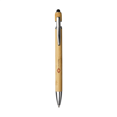 Logo trade advertising products picture of: Luca Touch Bamboo stylus pen