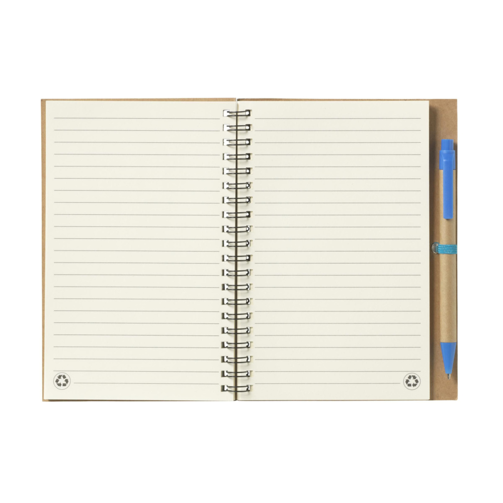 Logotrade promotional merchandise image of: Recycle Note-L Paper notebook