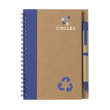 Logo trade business gift photo of: Recycle Note-L Paper notebook