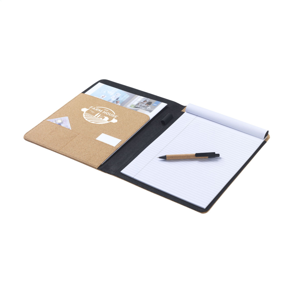 Logo trade advertising products image of: Eco Conference Cork A4 document folder