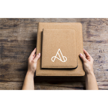 Logo trade promotional products image of: Eco Conference Cork A4 document folder