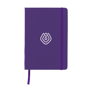 Logotrade promotional gift picture of: BudgetNote A5 Blanc Paper notebook