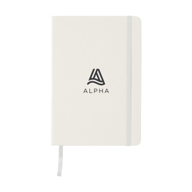Logotrade promotional product picture of: BudgetNote A5 Blanc Paper notebook