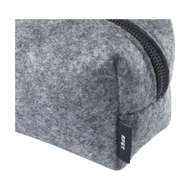 Logo trade business gifts image of: Pencil Case GRS RPET Felt