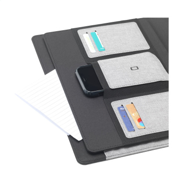 Logo trade promotional items image of: Quest Portfolio RCS RPET A4  document folder