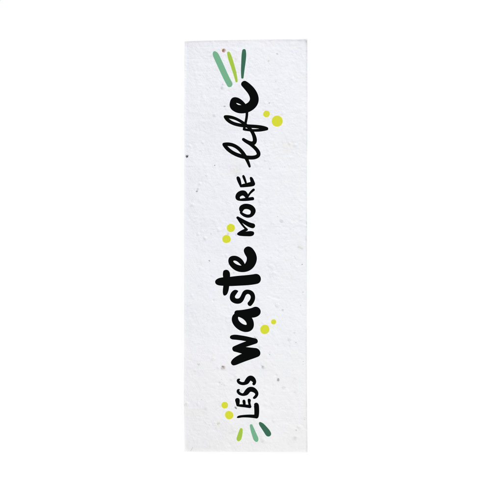 Logotrade promotional merchandise image of: Seed Paper Bookmark