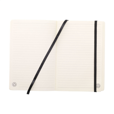 Logotrade corporate gift picture of: Monti Recycled Leather - Paper Notebook A5