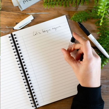 Logo trade corporate gifts image of: MOYU Erasable Stone Paper Notebook CraftCover 18 pages