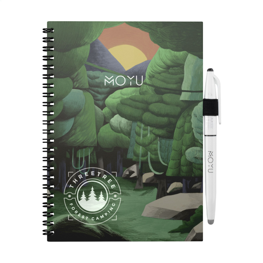 Logotrade promotional items photo of: MOYU Erasable Stone Paper Notebook Custom SoftCover