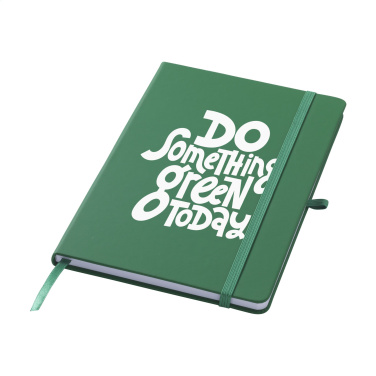 Logotrade promotional giveaways photo of: Recycled GRS PU Paper Notebook A5