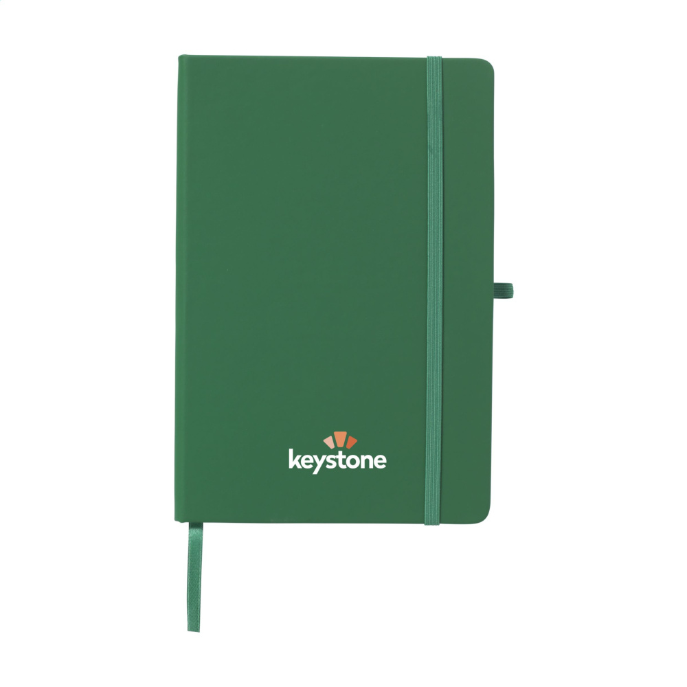 Logotrade promotional giveaway picture of: Recycled GRS PU Paper Notebook A5