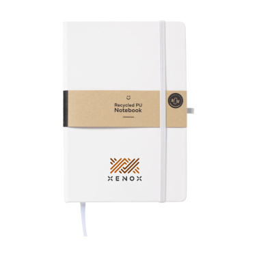 Logo trade promotional products picture of: Recycled GRS PU Paper Notebook A5