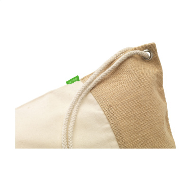 Logotrade promotional gift image of: Combi Organic Backpack (160 g/m²)