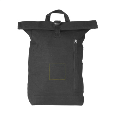 Logo trade promotional merchandise image of: Nolan Canvas backpack