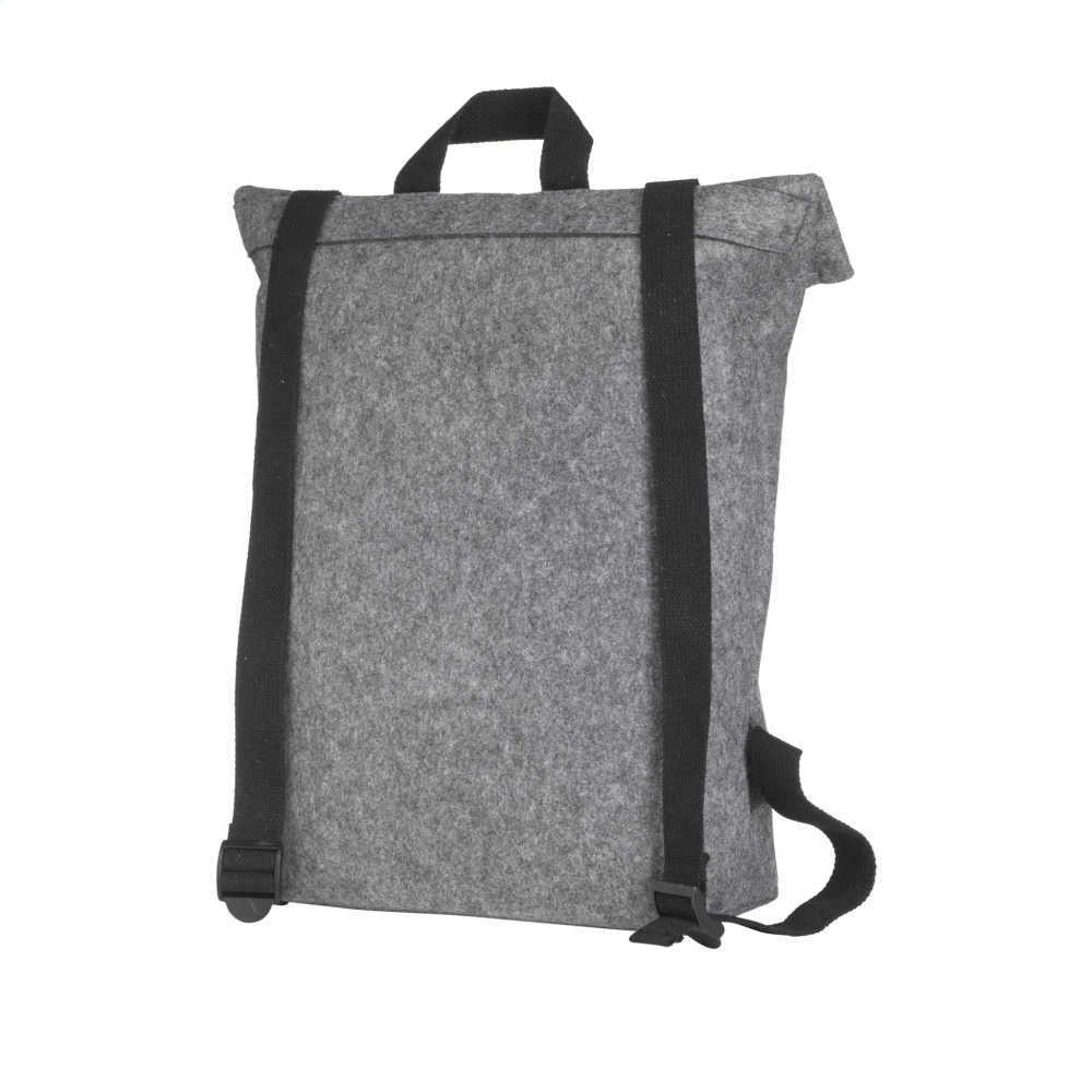 Logo trade business gift photo of: Nolan GRS RPET Felt backpack