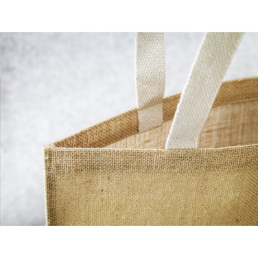 Logo trade advertising products image of: Madrid Jute Shopper bag