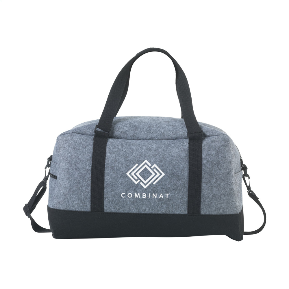 Logotrade promotional giveaways photo of: Feltro GRS RPET Weekend Bag travelling bag