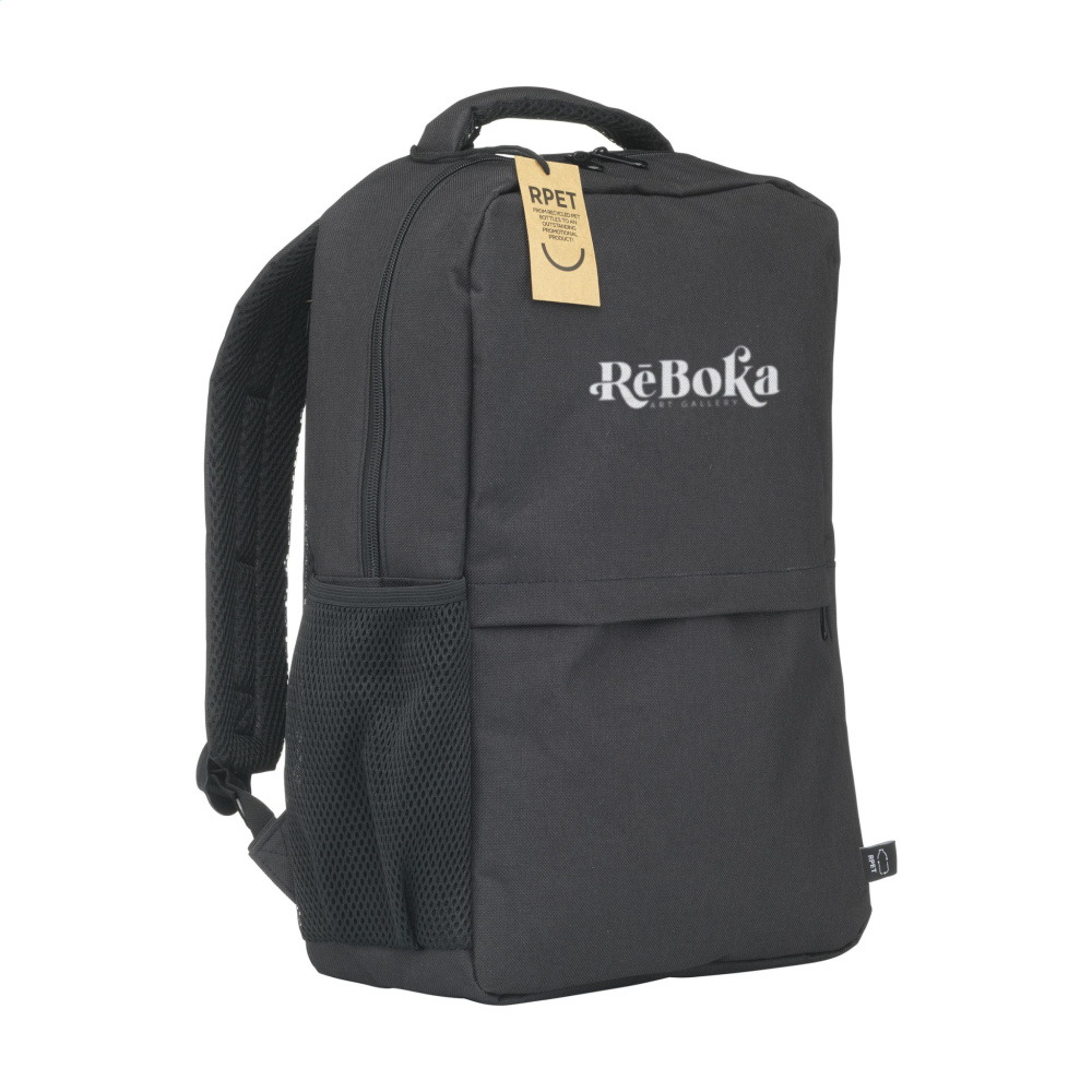 Logotrade promotional giveaway image of: Finley GRS RPET Laptop Backpack