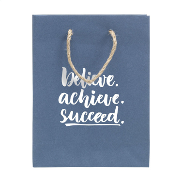 Logo trade promotional product photo of: Leaf It Bag recycled with jeans fibres (180 g/m²) S