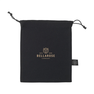 Logotrade advertising product image of: Gift Pouch GRS Recycled Cotton (150 g/m²) S
