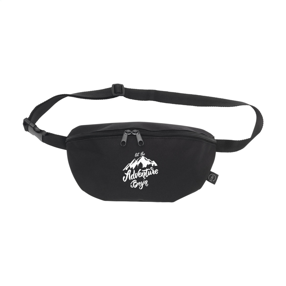 Logo trade promotional items image of: Huckle Belt Bag GRS RPET waist bag