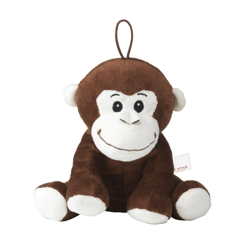 Logo trade promotional merchandise picture of: Moki plush ape cuddle toy