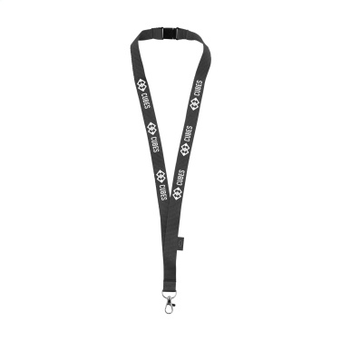Logo trade promotional giveaways image of: Lanyard Safety RPET 2 cm