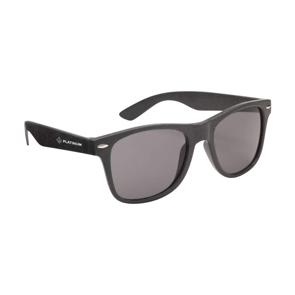 Logo trade promotional products image of: Malibu Eco Wheatstraw sunglasses