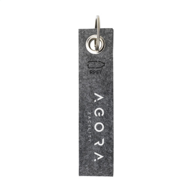 Logo trade advertising products picture of: GRS RPET Felt Keyring